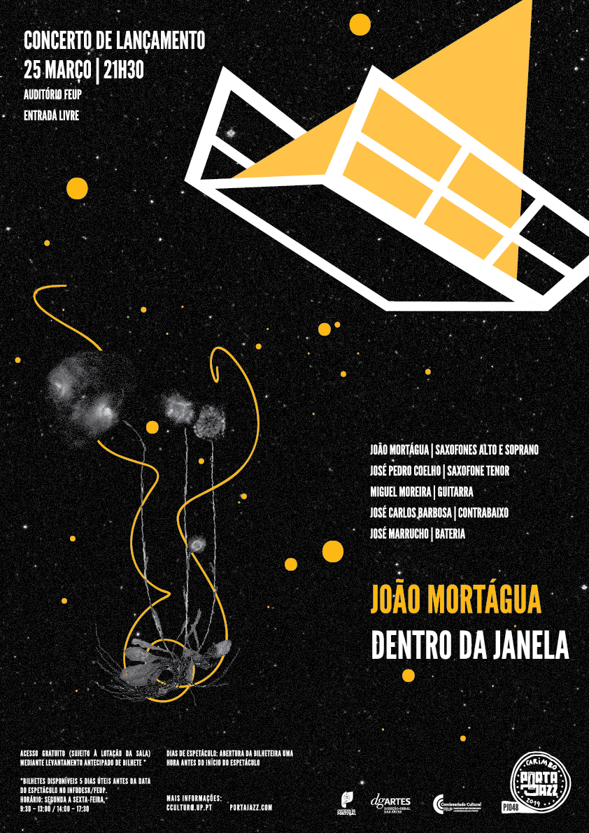 cartaz lançamento João Mortágua - Dentro da Janela